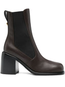 Sergio Rossi Leather Heel Boots