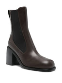 Sergio Rossi Leather Heel Boots