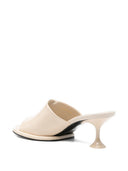 Sergio Rossi Leather Heel Mules