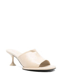 Sergio Rossi Leather Heel Mules