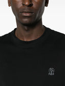 Brunello Cucinelli Logo Cotton T Shirt