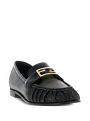 Fendi Baguette Leather Loafers