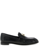Fendi Baguette Leather Loafers