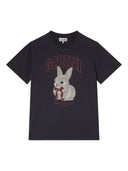 Ganni Rabbit biologisch katoenen T-shirt