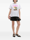 Ganni Botas Camiseta De Algodón Orgánico
