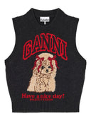 Ganni wollen vest
