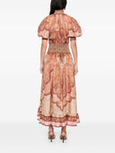 Zimmermann Wanderlust Silk Maxi Skirt