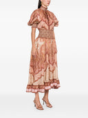 Zimmermann Wanderlust Silk Maxi Skirt