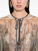 Zimmermann Wanderlust zijden tuniek