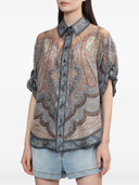 Camicia in seta Zimmermann Wanderlust