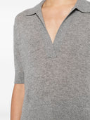Khaite Shrunken Cashmere Polo Shirt