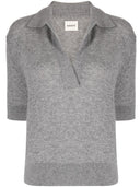 Khaite Shrunken Cashmere Polo Shirt