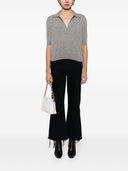 Khaite Shrunken Cashmere Polo Shirt