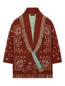 Alanui Bandana-Jacquard-Kaschmir-Cardigan