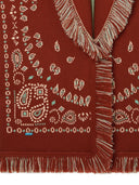 Alanui Bandana-Jacquard-Kaschmir-Cardigan