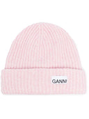 Ganni-Logo-Wollmütze