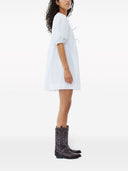 Ganni Organic Cotton Mini Dress