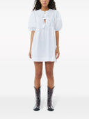 Ganni Organic Cotton Mini Dress