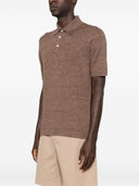 Brunello Cucinelli Linen And Cotton Blend Polo Shirt