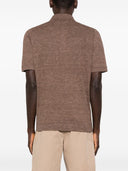 Brunello Cucinelli Linen And Cotton Blend Polo Shirt
