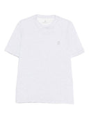 Brunello Cucinelli Logo Cotton T Shirt