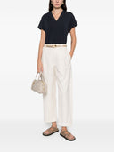 Brunello Cucinelli Camiseta De Algodón Con Cuello En V