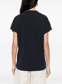 Brunello Cucinelli Camiseta De Algodón Con Cuello En V