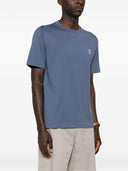 Brunello Cucinelli Logo Cotton T Shirt