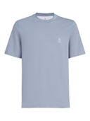 Brunello Cucinelli Camiseta De Algodón Con Logotipo