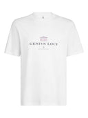 T-shirt in cotone con logo Brunello Cucinelli