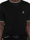 Brunello Cucinelli T-Shirt aus Baumwolle mit Logo