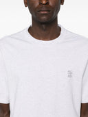 Brunello Cucinelli Logo Cotton T Shirt