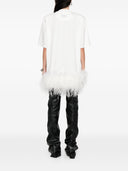 The Attico Feathered Short Dress