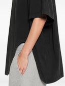 The Attico Asymmetric Cotton T Shirt