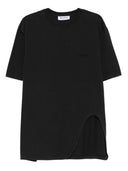 The Attico Asymmetric Cotton T Shirt
