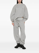 The Attico Asymmetric Cotton Sweatshirt