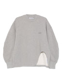 The Attico Asymmetric Cotton Sweatshirt