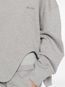 The Attico Asymmetric Cotton Sweatshirt