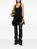 Minivestido con plumas de The Attico