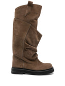 The Attico Passeggiata Suede Leather Boots