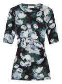 Stella Mc Cartney Bunch Of Roses Mesh Top