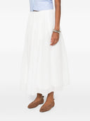 Brunello Cucinelli Cotton Long Skirt