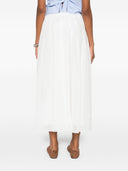 Brunello Cucinelli Cotton Long Skirt
