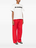 Baumwoll-T-Shirt mit Jil Sander-Logo