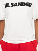 Baumwoll-T-Shirt mit Jil Sander-Logo