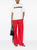 Baumwoll-T-Shirt mit Jil Sander-Logo
