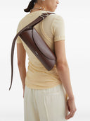 Jil Sander Cannolo Small Leather Shoulder Bag