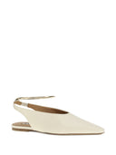Bailarinas con tira trasera de cuero de Jil Sander