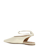 Bailarinas con tira trasera de cuero de Jil Sander