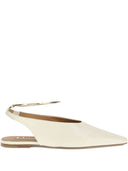 Bailarinas con tira trasera de cuero de Jil Sander
